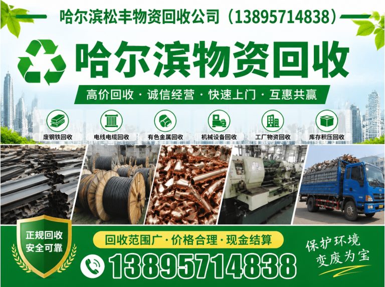 尚志市废旧金属回收展示图